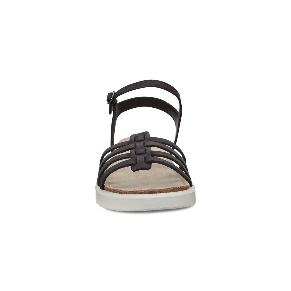 Sandalias Mujer - ECCO Corksphere Strappy - Negros - PFA748965